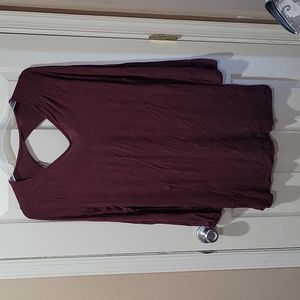 Cut out back dress